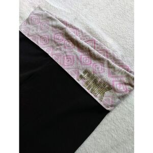 Y2K Victoria's Secret PINK Foldover Waistband Yoga Pants / Rhinestone Logo SMALL